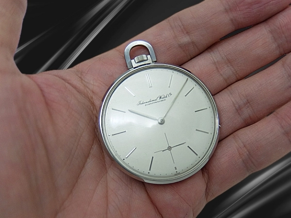 IWC 懐中時計 17石 Cal.972 SS シルバーダイヤル ポケットウオッチ 手巻き INTERNATIONAL WATCH Co. [代行おまかせコース]