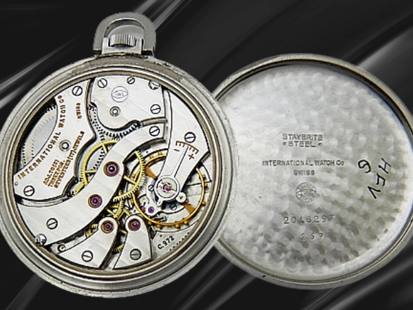 IWC 懐中時計 17石 Cal.972 SS シルバーダイヤル ポケットウオッチ 手巻き INTERNATIONAL WATCH Co. [代行おまかせコース]