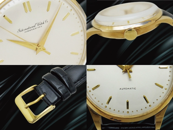 IWC オールドインター Cal.853 重量34g 18KYG 金無垢 筆記体ロゴ シルバーダイヤル オートマチック INTERNATIONAL WATCH Co. [代行おまかせコース]