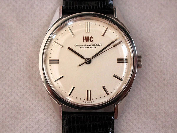 IWC オールド インター 手巻き SS Cal.89 17石 センターセコンド