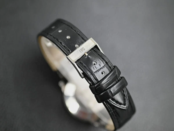 IWC オールドインター ラウンド Ref.803A Cal.854 SS お魚リューズ 希少 ホワイトローマンダイアル オートマチック IWC尾錠付属