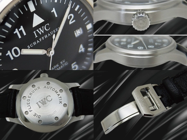 IWC パイロットウォッチ マーク15 Ref.3253-001 SS ブラックダイヤル ベルト+Dバックル装着 オートマチック BOX・ギャラ・メーカー修理保証明細付属 Pilot's Watch MARK XV [代行おまかせコース]