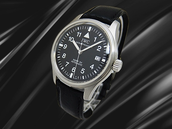 IWC パイロットウォッチ マーク15 Ref.3253-001 SS ブラックダイヤル ベルト+Dバックル装着 オートマチック BOX・ギャラ・メーカー修理保証明細付属 Pilot's Watch MARK XV [代行おまかせコース]