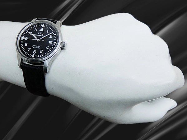 IWC パイロットウォッチ マーク15 Ref.3253-001 SS ブラックダイヤル ベルト+Dバックル装着 オートマチック BOX・ギャラ・メーカー修理保証明細付属 Pilot's Watch MARK XV [代行おまかせコース]
