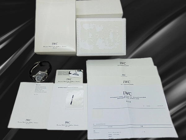 IWC パイロットウォッチ マーク15 Ref.3253-001 SS ブラックダイヤル ベルト+Dバックル装着 オートマチック BOX・ギャラ・メーカー修理保証明細付属 Pilot's Watch MARK XV [代行おまかせコース]