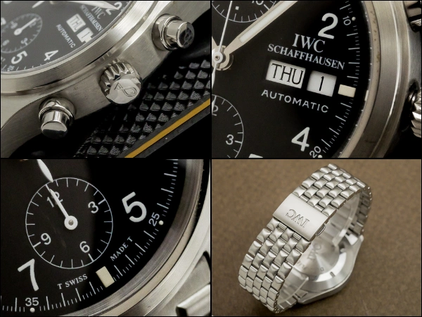 IWC メカニカル フリーガー クロノグラフ Ref.3706 パイロットウォッチ オートマチック ブラックダイヤル ギャランティ付き メーカーコンプリートサービス済み Flieger chronograph [ 代行おまかせコース ]