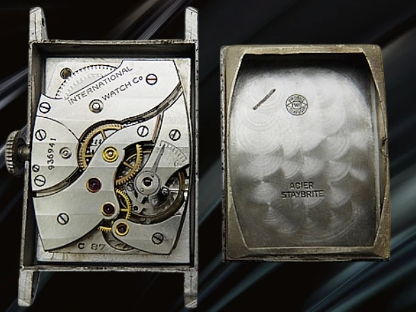 IWC チューラー Cal.87 レクタンギュラー SS/ステイブライト リダンダイヤル ヴィンテージ 手巻き INTERNATIONAL WATCH Co. × TURLER [代行おまかせコース]