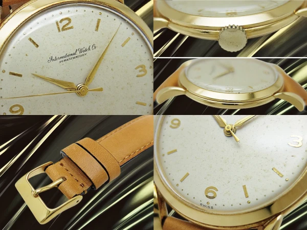 IWC オールドインター Cal.89 重量33g 18KYG 金無垢 ファンシーラグ 筆記体ロゴ パティナダイヤル CASSIS×HORWEEN社製 高級レザー装着 手巻き INTERNATIONAL WATCH Co. [代行おまかせコース]