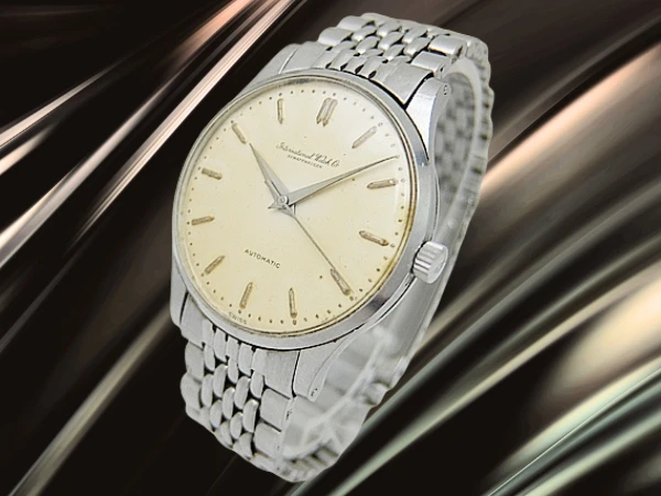 IWC オールドインター Cal.853 SS 筆記体ロゴ パティナダイヤル 社外製7連ブレス装着 オートマチック INTERNATIONAL WATCH Co. [代行おまかせコース]