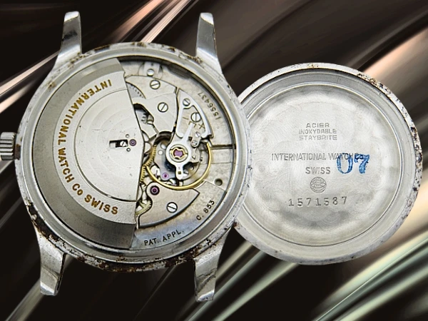 IWC オールドインター Cal.853 SS 筆記体ロゴ パティナダイヤル 社外製7連ブレス装着 オートマチック INTERNATIONAL WATCH Co. [代行おまかせコース]
