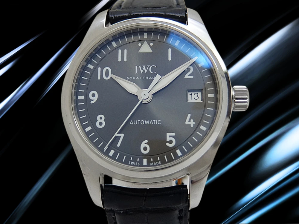 IWC パイロットウォッチ オートマティック 36 Ref.IW3240 Cal.35111 SS スレートカラーダイヤル IWCサントーニ製ストラップ+Dバックル装着 オートマチック Pilot's Watch [代行おまかせコース]
