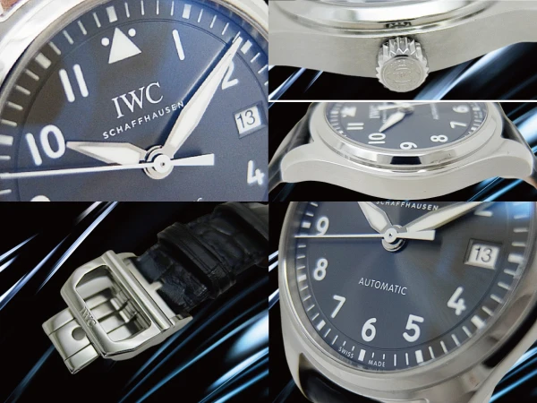 IWC パイロットウォッチ オートマティック 36 Ref.IW3240 Cal.35111 SS スレートカラーダイヤル IWCサントーニ製ストラップ+Dバックル装着 オートマチック Pilot's Watch [代行おまかせコース]