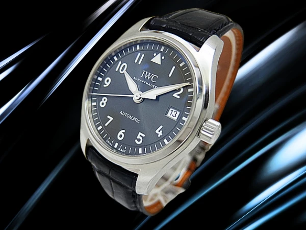 IWC パイロットウォッチ オートマティック 36 Ref.IW3240 Cal.35111 SS スレートカラーダイヤル IWCサントーニ製ストラップ+Dバックル装着 オートマチック Pilot's Watch [代行おまかせコース]