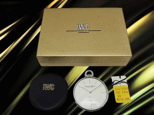 IWC 懐中時計 Ref.5300 Cal.972 SS シルバーダイヤル ポケットウオッチ 手巻き INTERNATIONAL WATCH Co. [代行おまかせコース]