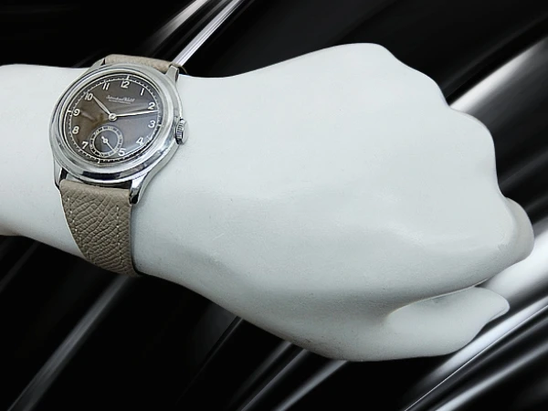 IWC ハーメット Cal.83 SS 37mm ジャンボケース トロピカルダイヤル  社外レザー装着 手巻き INTERNATIONAL WATCH Co. Hermet Jumbo [代行おまかせコース]