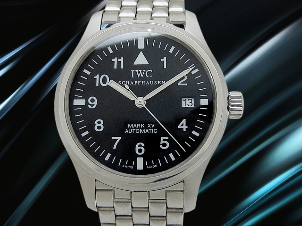 IWC MARK XV マーク15 Ref.3253 SS ブラックダイヤル 5連ブレス装着 パイロットウォッチ オートマチック ギャラカード付属 [代行おまかせコース]