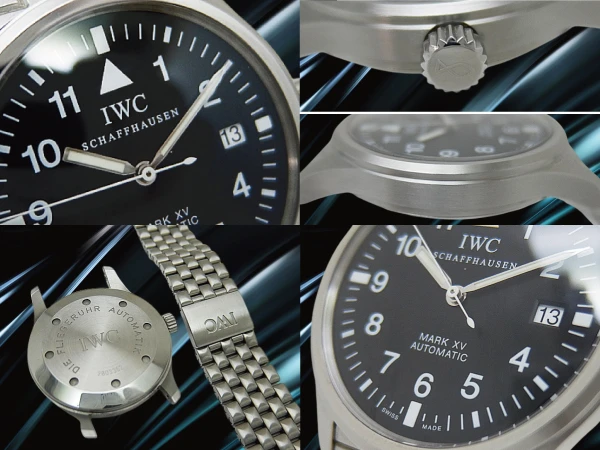 IWC MARK XV マーク15 Ref.3253 SS ブラックダイヤル 5連ブレス装着 パイロットウォッチ オートマチック ギャラカード付属 [代行おまかせコース]