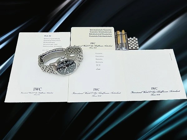 IWC MARK XV マーク15 Ref.3253 SS ブラックダイヤル 5連ブレス装着 パイロットウォッチ オートマチック ギャラカード付属 [代行おまかせコース]