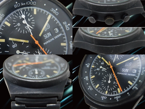 ポルシェデザイン クロノグラフ1 オルフィナ Ref.7176S Cal.レマニア5100 PVD ブラックダイヤル pdロゴ ブレス装着 映画トップガン トムクルーズ着用モデル オートマチック PORSCHE DESIGN by ORFINA MILITARY CHRONOGRAPH Ⅰ[代行おまかせコース]