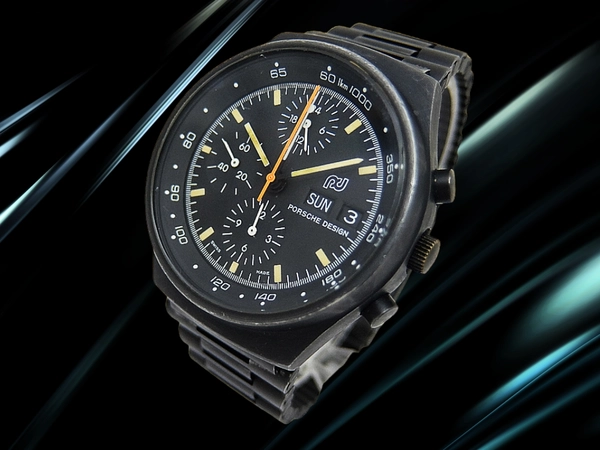 ポルシェデザイン クロノグラフ1 オルフィナ Ref.7176S Cal.レマニア5100 PVD ブラックダイヤル pdロゴ ブレス装着 映画トップガン トムクルーズ着用モデル オートマチック PORSCHE DESIGN by ORFINA MILITARY CHRONOGRAPH Ⅰ[代行おまかせコース]
