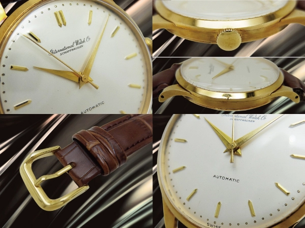 IWC オールドインター Cal.853 重量36g 18KYG 金無垢 筆記体ロゴ シルバーダイヤル オートマチック INTERNATIONAL WATCH Co. [代行おまかせコース]