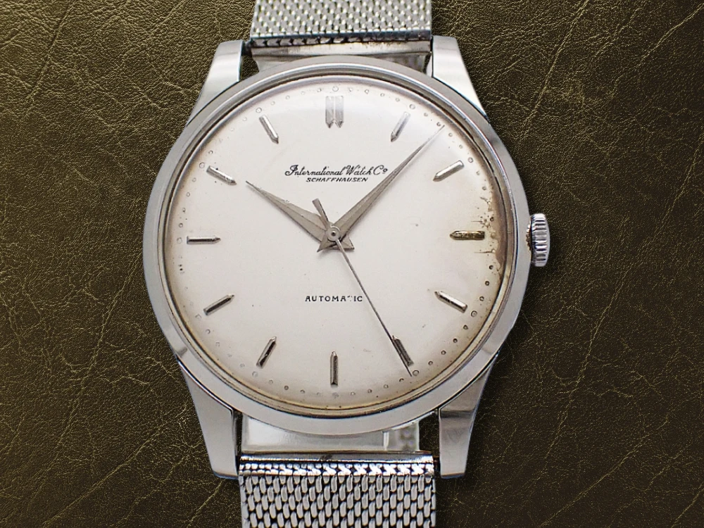 IWC オールドインター Cal.853 SS パティナリダンダイヤル 社外製メッシュブレス装着 オートマチック INTERNATIONAL WATCH Co. [代行おまかせコース]