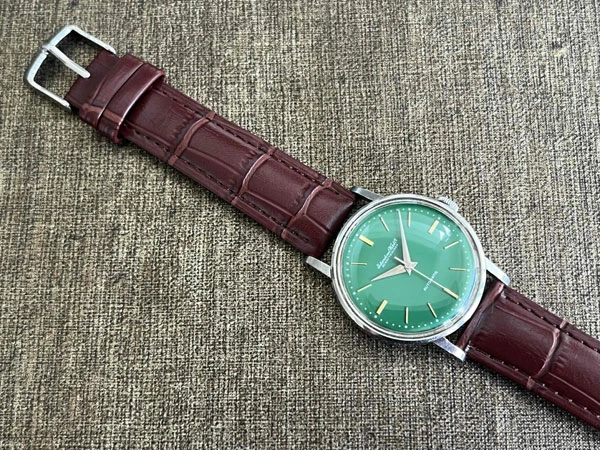 IWC オールドインター グリーン文字盤 ペラトン式 Cal.853 旧型シーラカンス(お魚)リューズ