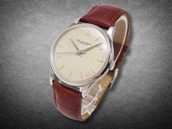 IWC オールドインター Cal.89 SS ラウンド パティナ モレラート製レザー装着 手巻き INTERNATIONAL WATCH Co. [代行おまかせコース]