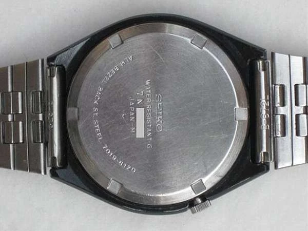 セイコー ACTUS 7019-8120 21石 ブラックケース オートマチック ダブルカレンダー 自動巻き 亀戸工場 SEIKO