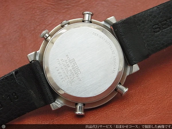 セイコー SEIKO ソットサス クロノグラフ カレンダー アラーム クォーツ