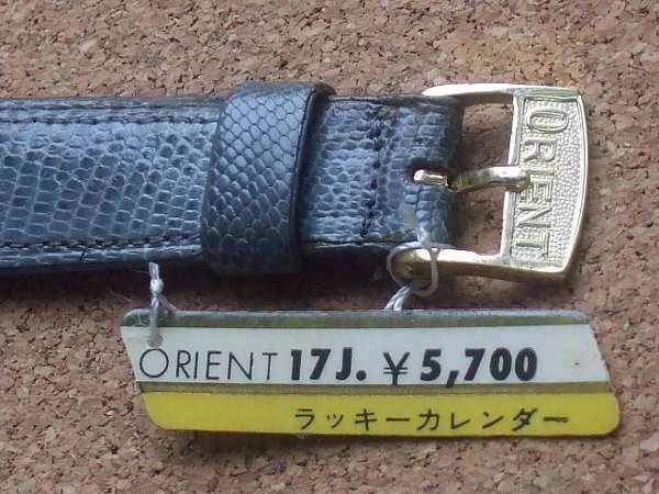 オリエント ORIENT ラッキーカレンダー 未使用品 値札付