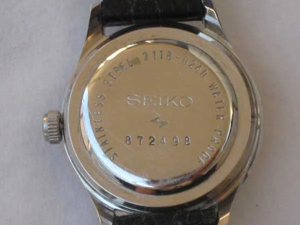 セイコー コーラス レディース 2188-0240 赤文字盤 17石 手巻き コインエッジベゼル SEIKO CHORUS オーバーホール済・修理保証書付属