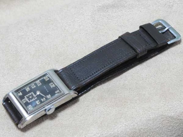 セイコー SEIKO スモールセコンド 角型 サンプラチナ製ケース