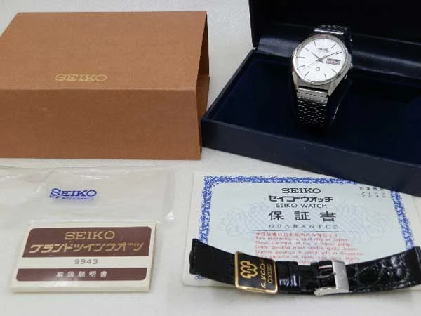 セイコー GRAND QUARTZ グランドツインクォーツ 未使用保管品 SEIKO 保証書付属