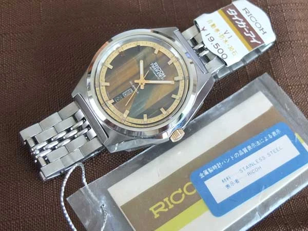 リコー タイガーアイ 自動巻 30石 未使用品 RICOH TIGER EYE　