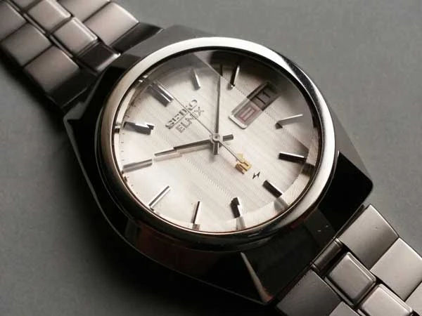 セイコー ELNIX エルニクス 3面カットガラス ブレス付属 1970's 美品 SEIKO