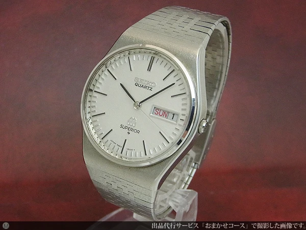 セイコー スーペリア 9983-8000 ツインクオーツ シルバーダイヤル ダブルカレンダー 美品モデル SEIKO