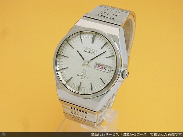 セイコー スーペリア 4883-8000 ギョウシェシルバーダイヤル ダブルカレンダー 美品モデル SEIKO