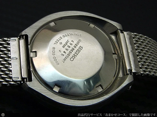 セイコー 5スポーツ スピードタイマー 6138-0040 ツノ 2つ目クロノグ ラフ 茶馬 オートマチック SEIKO