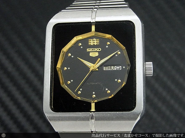 セイコー ファイブ 4206-5700 ブラックダイヤル ドレスウオッチ デイデイト オートマチック ボーイズサイズ SEIKO