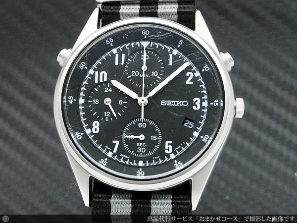 セイコー RAF GEN2 7T27-7A20 英国防省採用モデル ミリタリークロノグラフ 希少 Pマークなし クオーツ SEIKO Generation.2nd