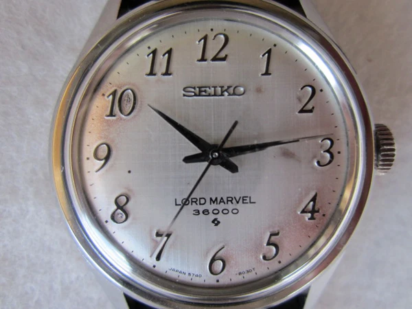 セイコー ロードマーベル 全数字 36000 5740C 23石 手巻き 裏スケ SEIKO LOAD MARVEL