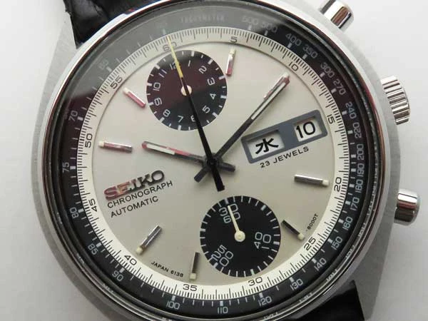 セイコー 6138-8000 クロノグラフ パンダ SEIKO