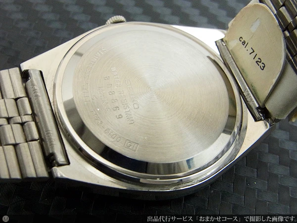 セイコー タイプ2 クオーツ 7123-8100 シルバーダイヤル ダブルカレンダー 未使用品 取説付属 SEIKO TYPEII