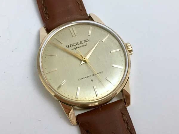 セイコー SEIKO CROWN SPECIAL クラウン スペシャル 23石 SD文字板 80μm総金張り J14100E 変わり文字盤