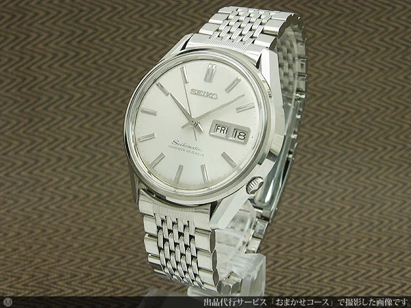 セイコー セイコーマチック 39石 6216-9000 シルバーダイヤル オートマチック SEIKOブレス 美品 [代行おまかせコース] SEIKO