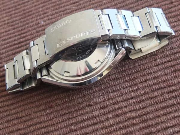 セイコー SEIKO 5SPORTS スピードタイマー グリーン文字盤 オートマチック 6139-8040 自動巻 未使用品