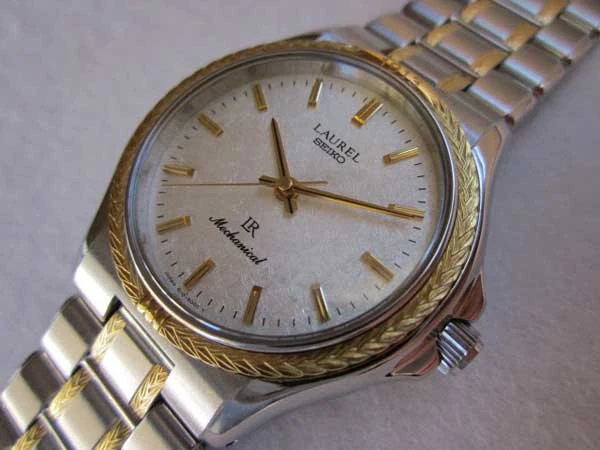 セイコー ローレル 6110-6000 メカニカル オーバーホール済・修理保証書付属 手巻き 18KT BEZEL SEIKO LAURE