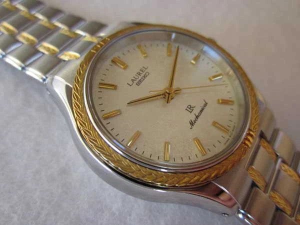 セイコー ローレル 6110-6000 メカニカル オーバーホール済・修理保証書付属 手巻き 18KT BEZEL SEIKO LAURE