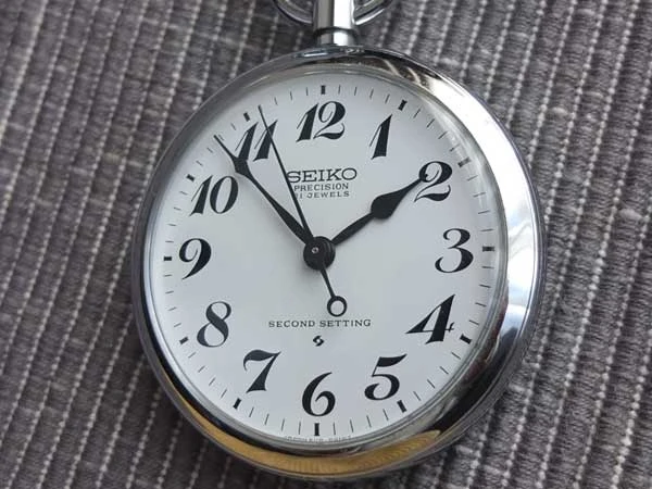 セイコー SEIKO 鉄道時計 19セイコー プレシジョン 21石 セコンドセッティン